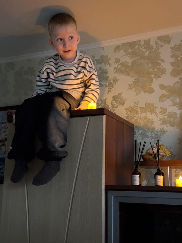 Family moments with child, pets captured in Perm home