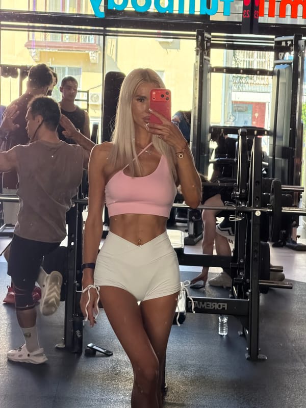 Routine gym activities documented in Kazan fitness facility