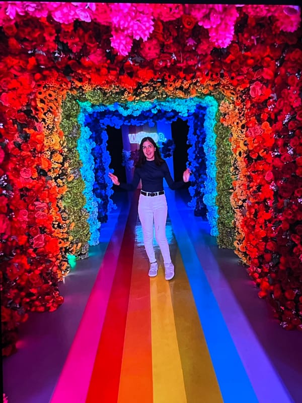 Exploring a floral immersive art installation in Nijmegen
