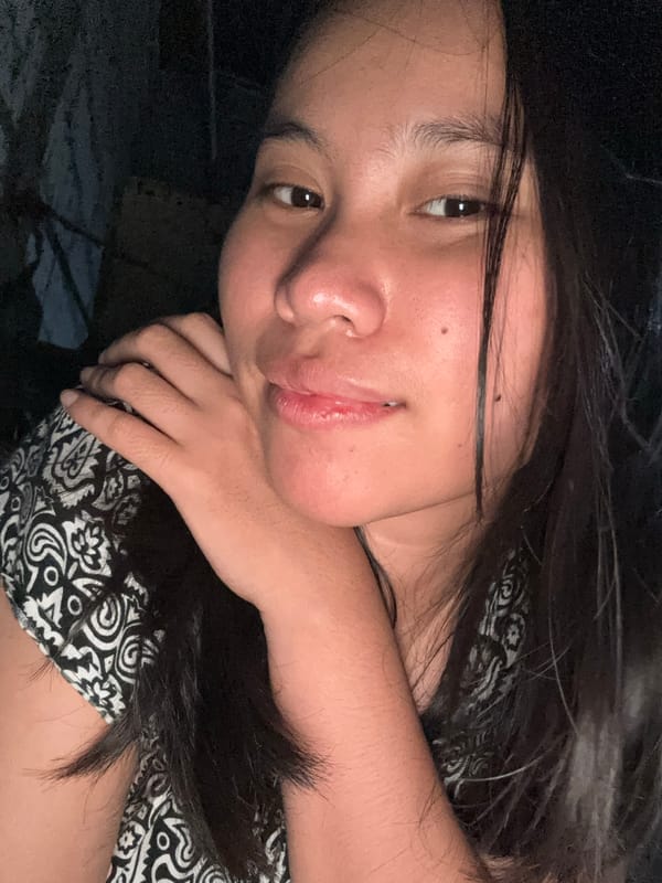 Casual selfie session at home in East Jakarta