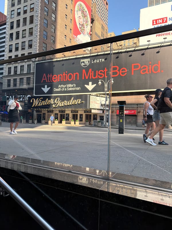 Evening street scenes captured in New York City