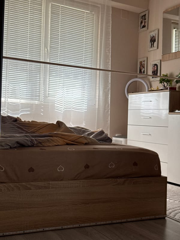 Morning routine documented in Lovech, Bulgaria home over 5 minutes