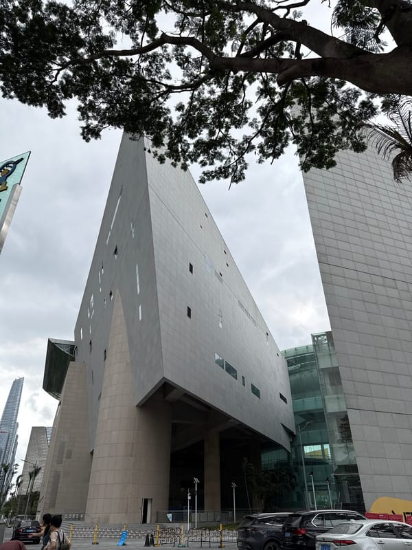 Morning architectural photography captured in Shenzhen's Futian District