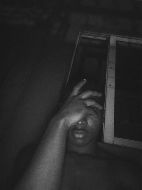 Shadow photography session captured in Nkpor, Nigeria nighttime