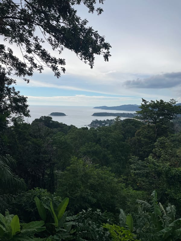 Tropical coastal views photographed in Karon, Thailand