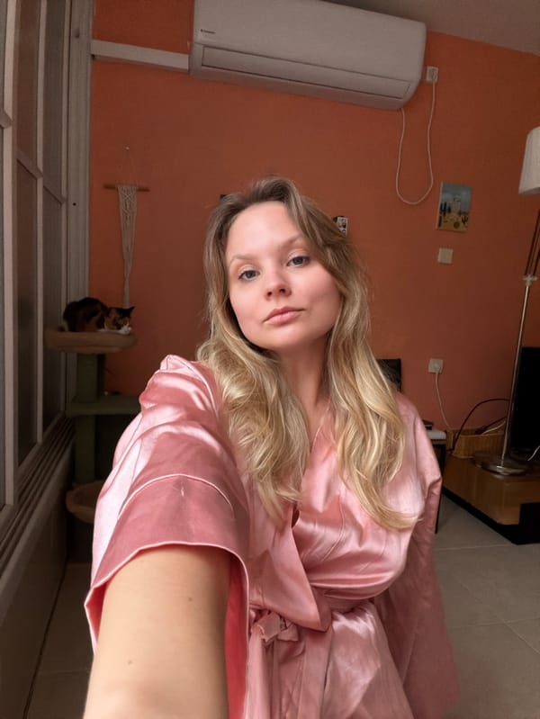 Woman's morning routine documented in Tel Aviv apartment