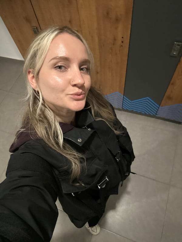 Woman records selfie content indoors in Esenyurt, Turkey