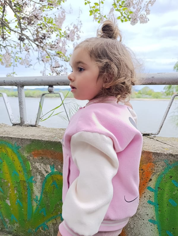 Child, cat, restaurant scenes captured in Svilengrad Bulgaria riverside