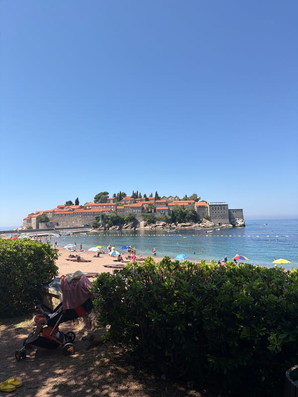 Lazy summer morning on the Adriatic at Rađenovići