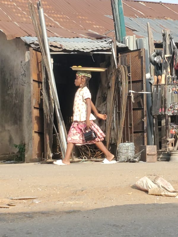 Daily street life documented in Mararaba, Nigeria