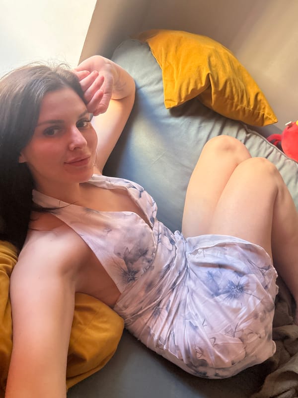 Lazy afternoon in a Novoselye apartment, floral dress and all