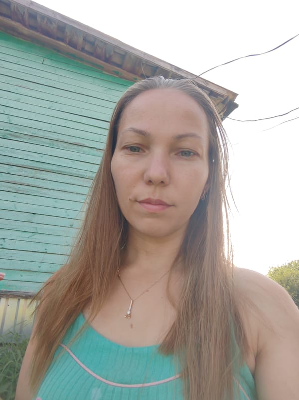 Quiet summer morning at a rural Russian home in Chukhlem