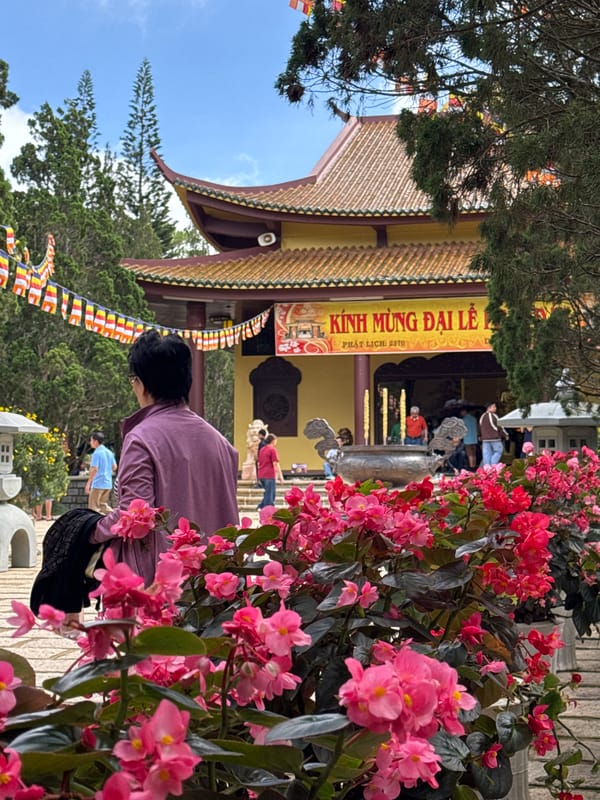 Buddhist temples and gardens documented across Da Lat Vietnam