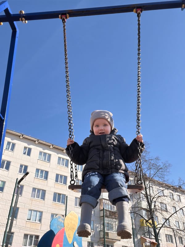 Everyday moments captured in Chaikovsky: playground scenes, indoor portraits