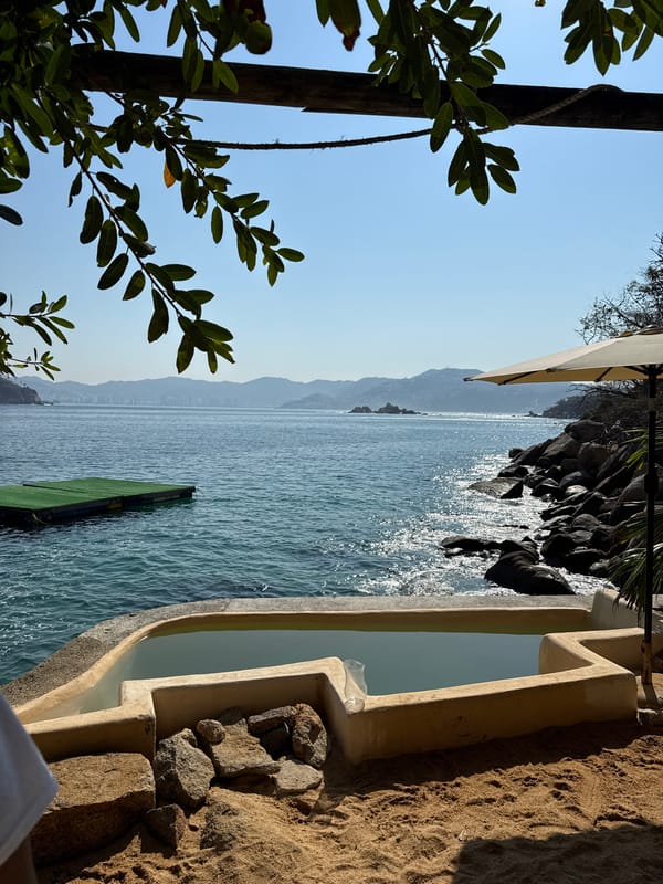 Ocean views photographed from Acapulco beachfront location