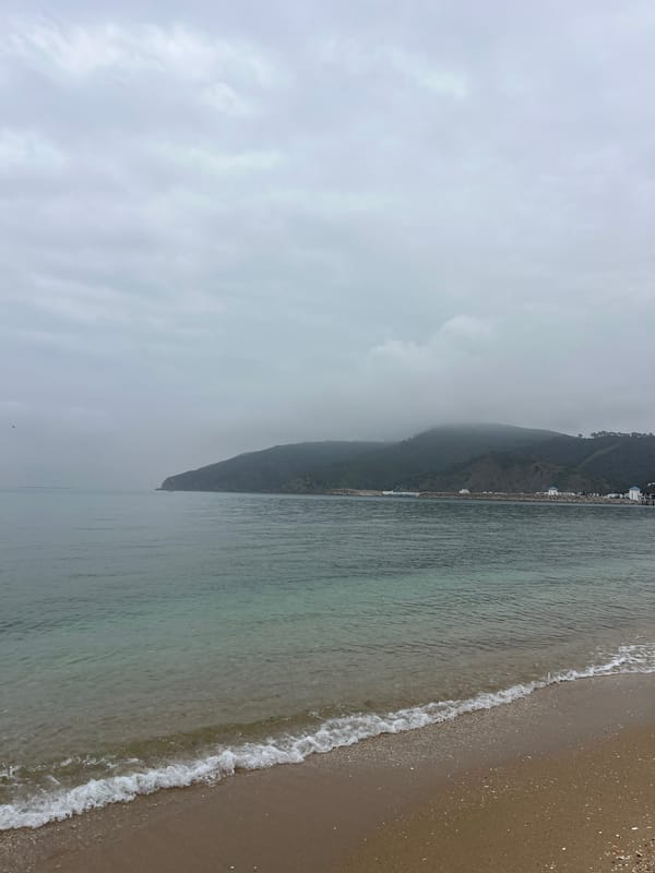 Overcast afternoon documented in coastal M'Diq, Morocco