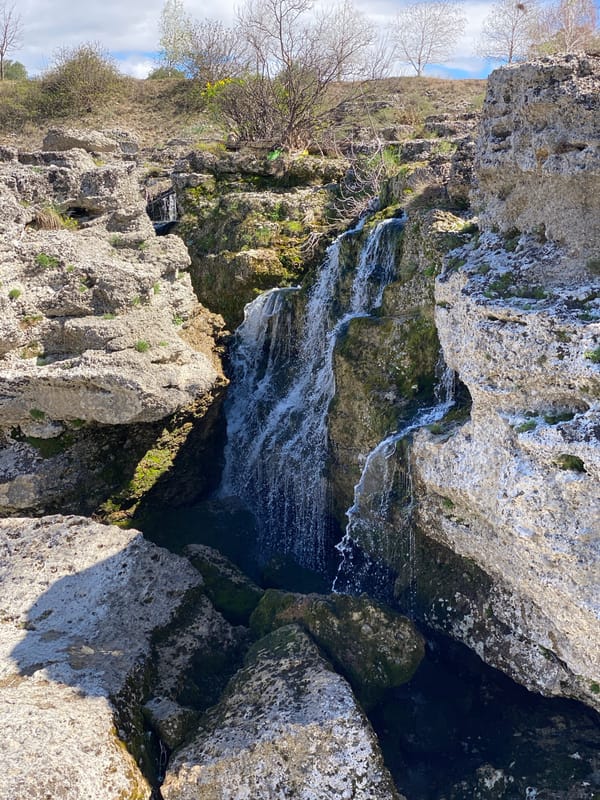 Tourists explore waterfalls and turquoise rivers near Podgorica