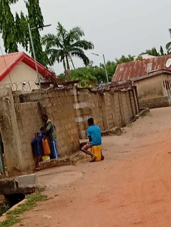 Morning street life captured in Adankolo, Nigeria community