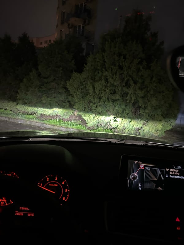 Late night scenes captured in Sofia Bulgaria