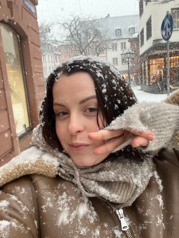 Heavy snowfall blankets Mainz historic center, residents document winter scene