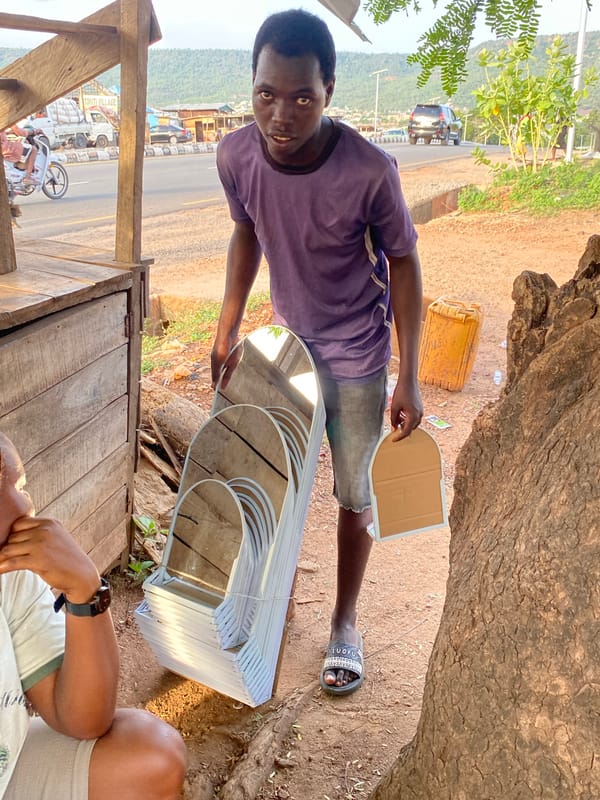 Daily life scenes documented in Adankolo, Nigeria