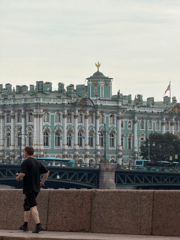 Morning walk through Saint Petersburg's historic imperial core