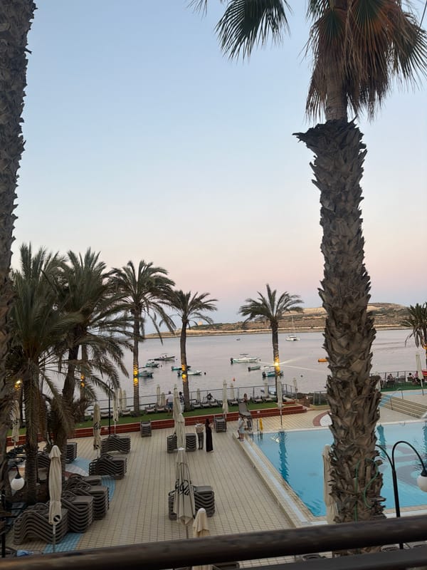 Evening coastal life documented around Saint Paul's Bay Malta