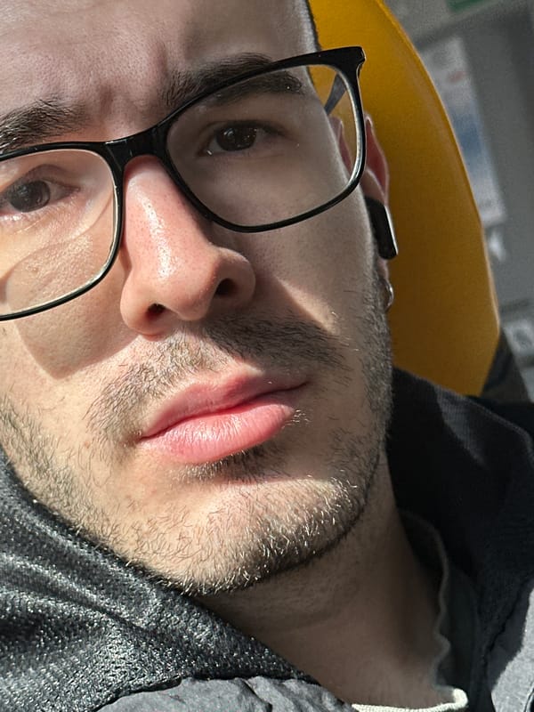 Man rests on Moscow public transit during morning commute