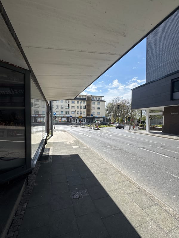 Street scenes documented in Remscheid, Germany