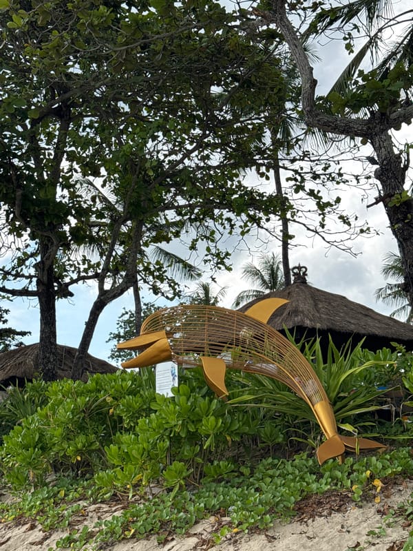 Early morning beach scenes captured in Kuta Selatan, Indonesia