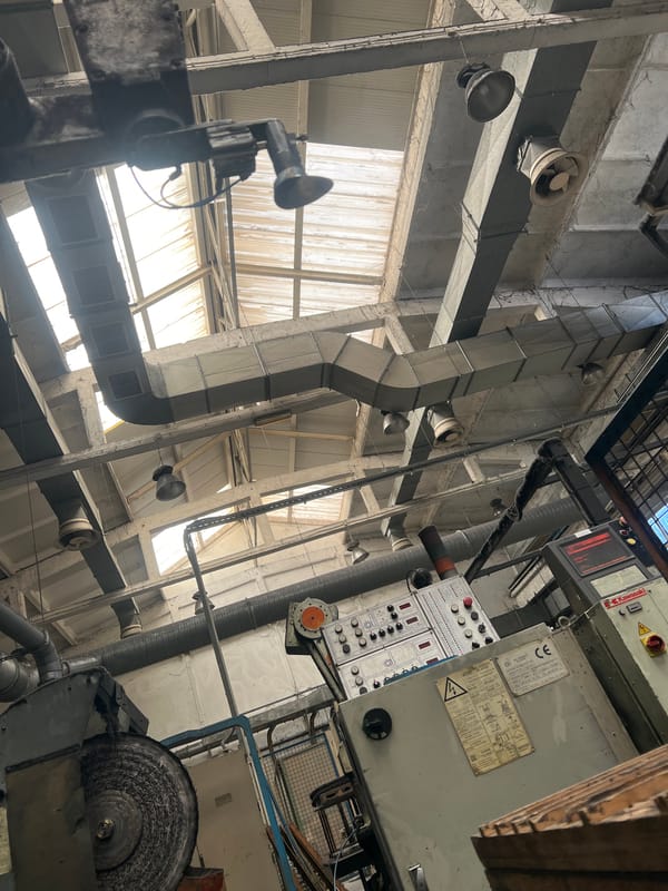 Industrial facility interior documented in Sevlievo, Bulgaria