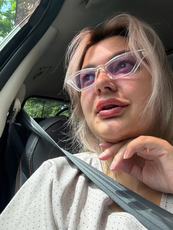 Morning out in Birobidzhan: car selfies and a pink building