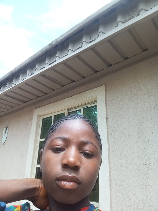Woman poses for close-up photo at undisclosed location