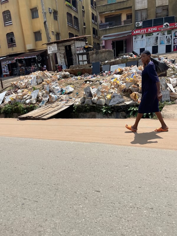 Street vendors and daily commerce captured in urban setting