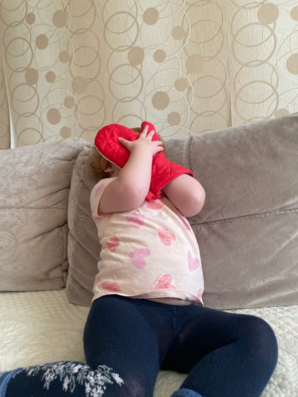 Child's playful afternoon moments captured at home in Kipchak