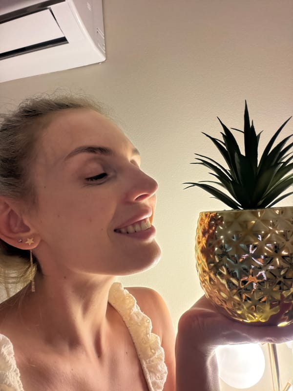 Indoors in Montenegro: self-portraits, decorative objects, and a summer sunset
