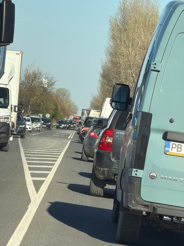 Traffic jam reported on Plovdiv road
