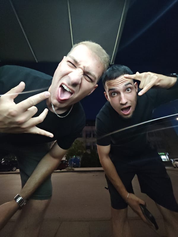A night out on the streets of Shumen, Bulgaria