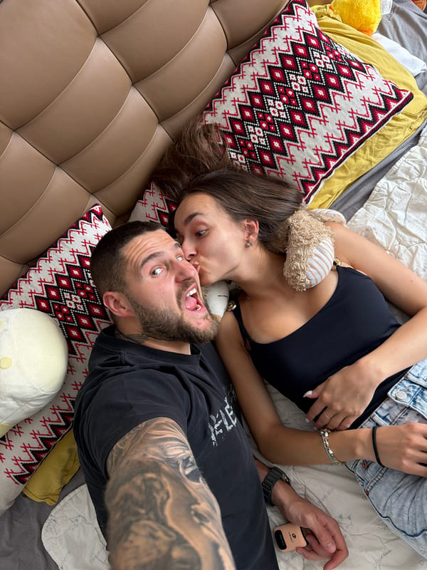 Casual home moments and couple time in Sofia