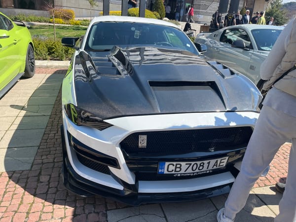 Car show displays modified vehicles in Dupnitsa town square
