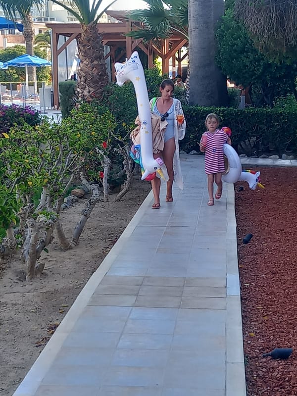 Lazy afternoon around a resort in Kos, Greece