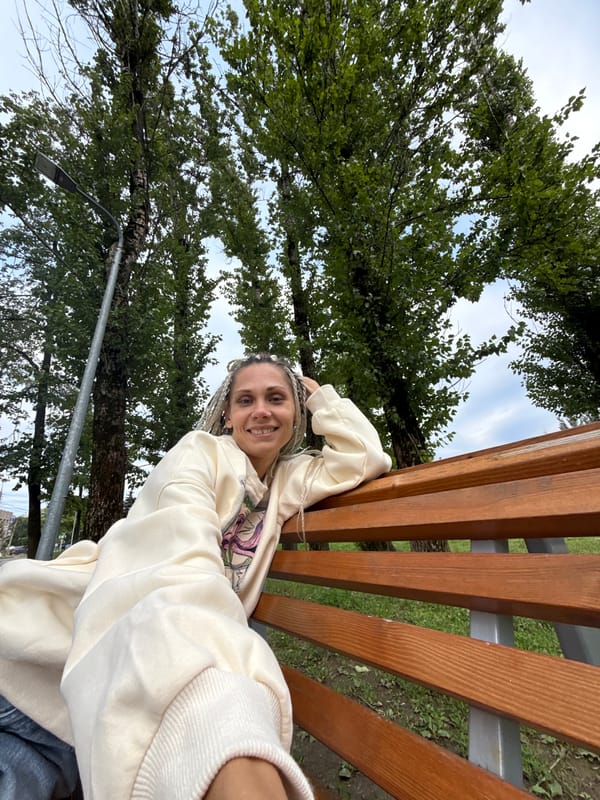 Casual afternoon out at a park in Rusanovo, Russia