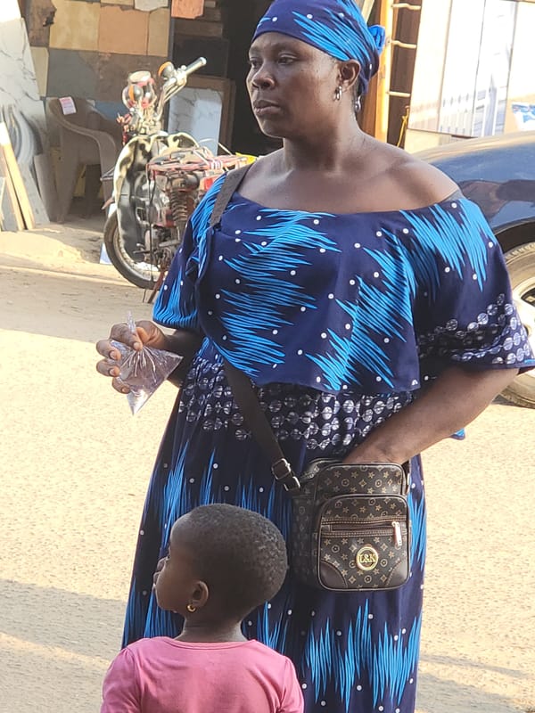 Daily life unfolds in Maiburiji, Nigeria Saturday afternoon