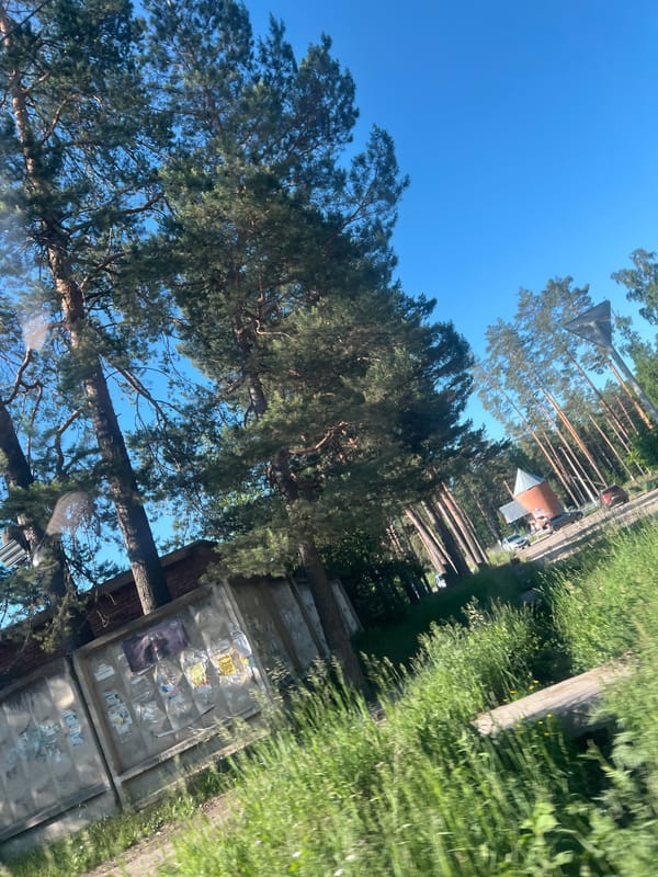 Early morning life documented in small Russian town