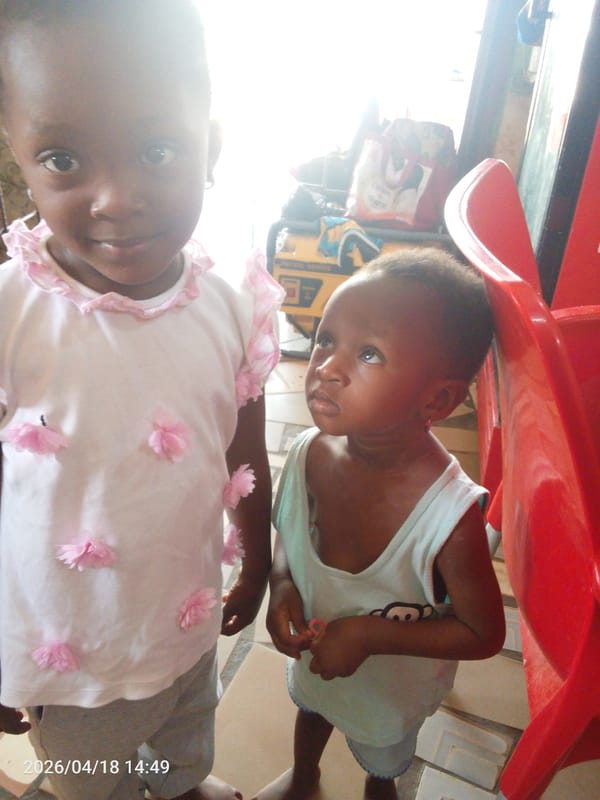 Family moments captured indoors in Lokoja Nigeria