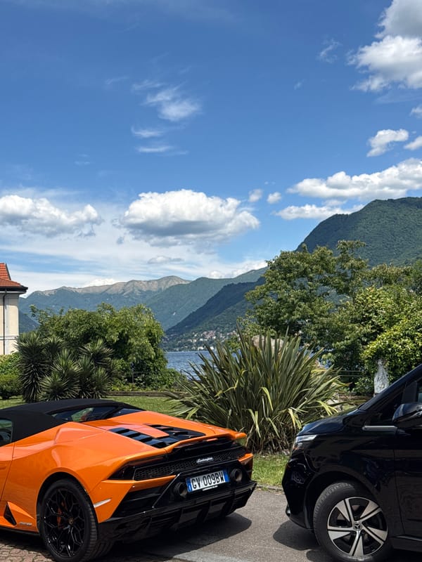 Panoramic mountain view captured from elevated position in Como