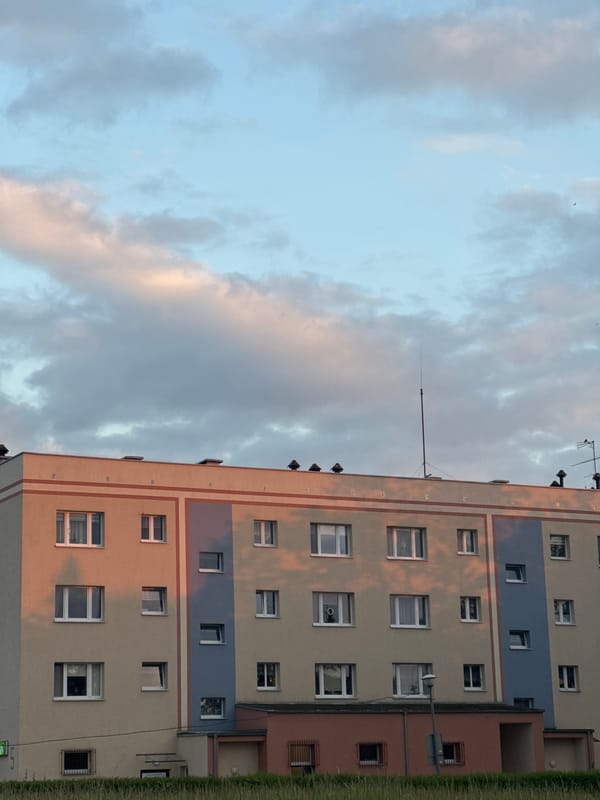Witness documents everyday scenes around Buk, Poland evening