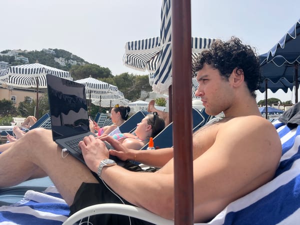 Resort pool area documented in Urbanització Siesta, Spain