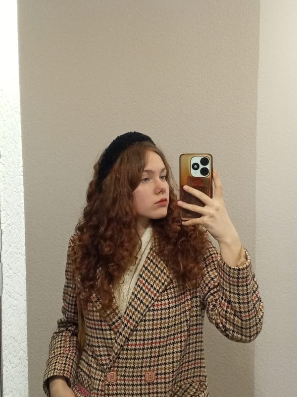Woman takes multiple selfies around Chaikovsky, Russia