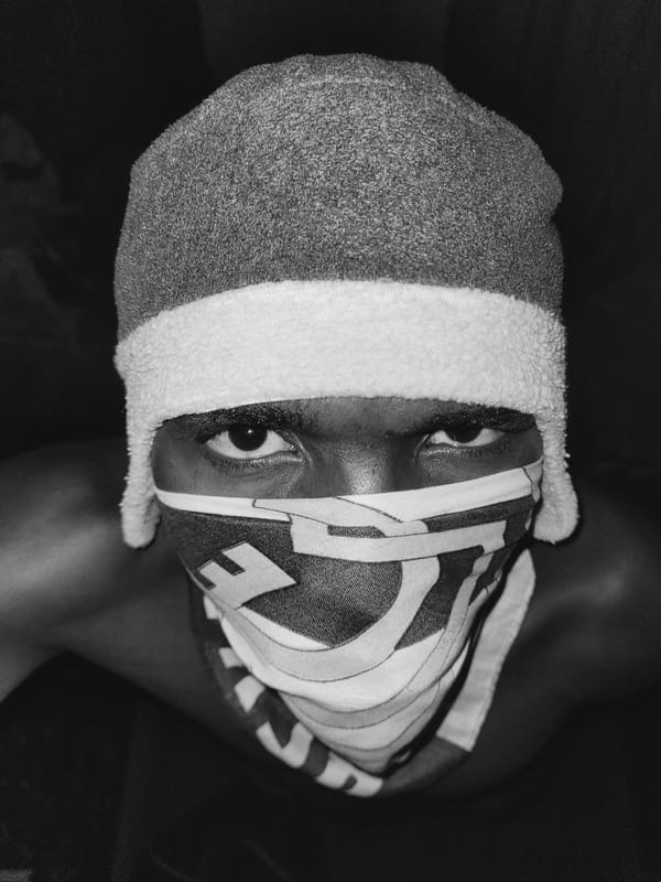 Experimental self-portrait session in Bukuru, Nigeria